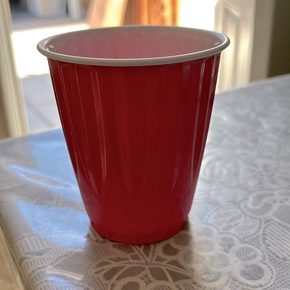 It has cinnamon and some wet substance inside the cup.